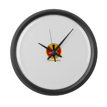 210FB - M01 - 03 - SSI - 210th Fires Bde with Text Large Wall Clock