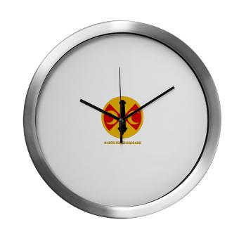 210FB - M01 - 03 - SSI - 210th Fires Bde with Text Modern Wall Clock - Click Image to Close