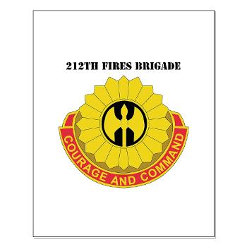 212FB - M01 - 02 - DUI - 212th Fires Brigade with Text - Small Poster