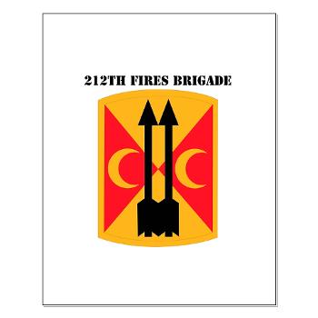 212FB - M01 - 02 - SSI - 212th Fires Brigade with Text - Small Poster
