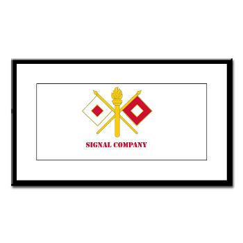 212FBSC - M01 - 02 - DUI - Signal Company with Text Small Framed Print