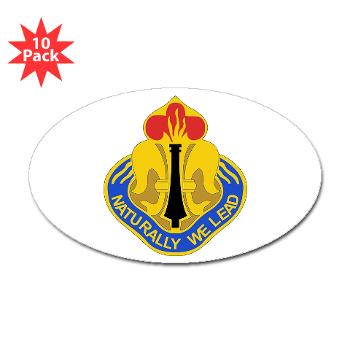 214FB - M01 - 01 - DUI - 214th Fires Brigade - Sticker (Oval 10 pk)