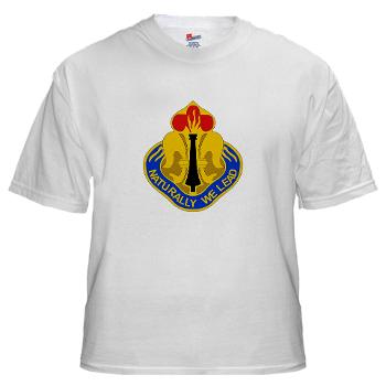 214FB - A01 - 04 - DUI - 214th Fires Brigade - White T-Shirt