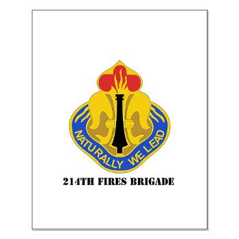 214FB - M01 - 02 - DUI - 214th Fires Brigade with Text - Small Poster