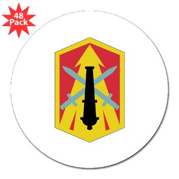 214FB - M01 - 01 - SSI - 214th Fires Brigade - 3" Lapel Sticker (48 pk)