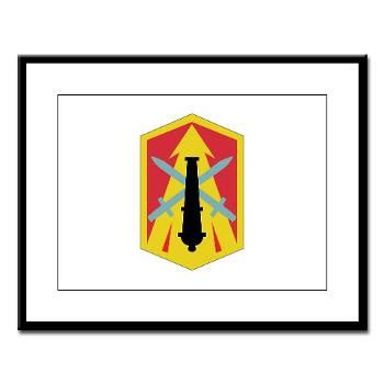 214FB - M01 - 02 - SSI - 214th Fires Brigade - Large Framed Print