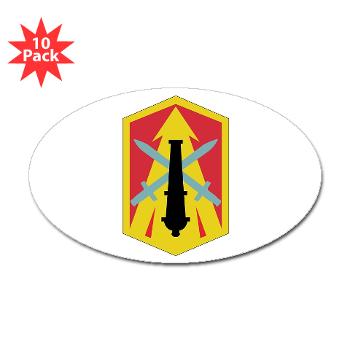 214FB - M01 - 01 - SSI - 214th Fires Brigade - Sticker (Oval 10 pk)