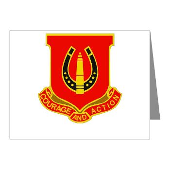 214FBHB26FAR - M01 - 02 - DUI - H Btry (Tgt Acq) - 26th FA Regiment Note Cards (Pk of 20)