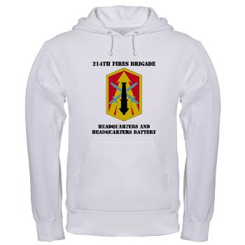 214FBHHB - A01 - 03 - DUI - Headquarters and Headquarters Battery with Text - Hooded Sweatshirt - Click Image to Close