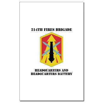 214FBHHB - M01 - 02 - DUI - Headquarters and Headquarters Battery with Text - Mini Poster Print - Click Image to Close