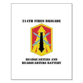 214FBHHB - M01 - 02 - DUI - Headquarters and Headquarters Battery with Text - Small Poster