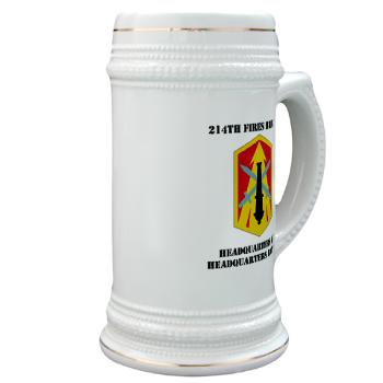 214FBHHB - M01 - 03 - DUI - Headquarters and Headquarters Battery with Text - Stein