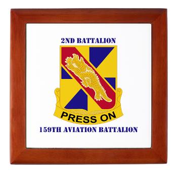 2159AB - M01 - 03 - DUI - 2nd - 159th Aviation Bn with Text Keepsake Box - Click Image to Close