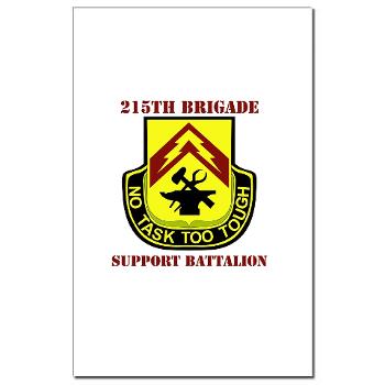 215BSB - M01 - 02 - DUI - 215th Bde - Support Bn with text - Mini Poster Print - Click Image to Close
