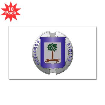 218LR - M01 - 01 - 218th Leadership Regiment - Sticker (Rectangle 10 pk)