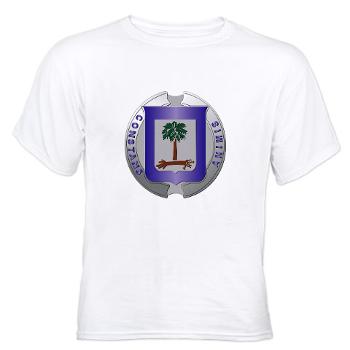 218LR - A01 - 04 - 218th Leadership Regiment - White t-Shirt