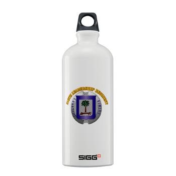 218LR - M01 - 03 - 218th Leadership Regiment With Text - Sigg Water Bottle 1.0L