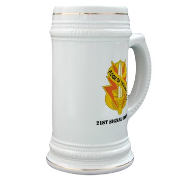 21SC - M01 - 03 - DUI - 21st Signal Company with Text - Stein