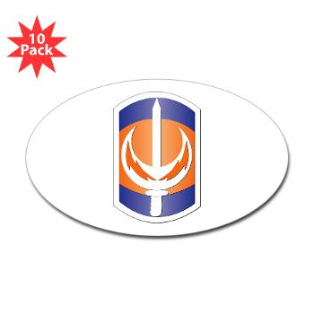 228SB - M01 - 01 - SSI - 228th Signal Brigade - Sticker (Oval 10 pk)