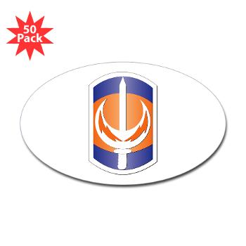 228SB - M01 - 01 - SSI - 228th Signal Brigade - Sticker (Oval 50 pk)