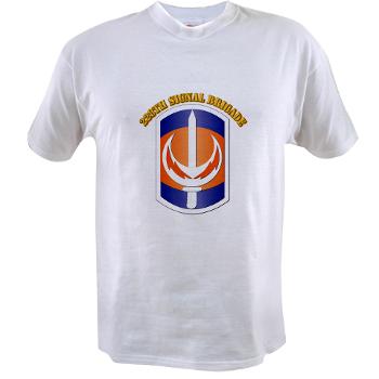 228SB - A01 - 04 - SSI - 228th Signal Brigade with Text - Value T-shirt