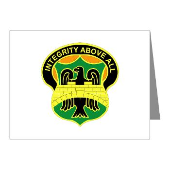 22MPBCID - M01 - 02 - DUI - 22nd Military Police Battalion (CID) - Note Cards (Pk of 20) - Click Image to Close