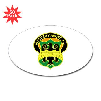 22MPBCID - M01 - 01 - DUI - 22nd Military Police Battalion (CID) - Sticker (Oval 50 pk)