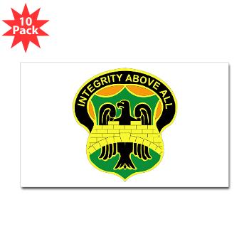 22MPBCID - M01 - 01 - DUI - 22nd Military Police Battalion (CID) - Sticker (Rectangle 10 pk)