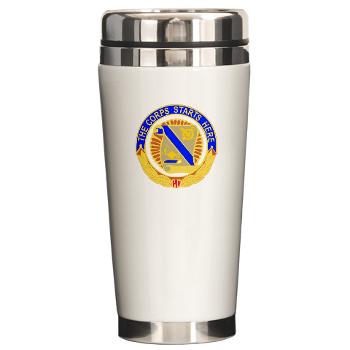23QB - M01 - 03 - DUI - 23rd Quartermaster Bde Ceramic Travel Mug