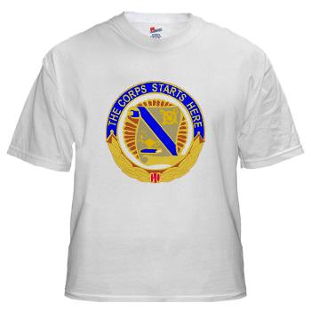 23QB - A01 - 04 - DUI - 23rd Quartermaster Bde White T-Shirt - Click Image to Close
