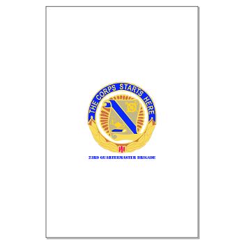 23QB - M01 - 02 - DUI - 23rd Quartermaster Bde with text Large Poster - Click Image to Close