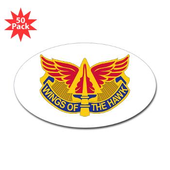 244AB - M01 - 01 - DUI - 244th Aviation Brigade - Sticker (Oval 50 pk)