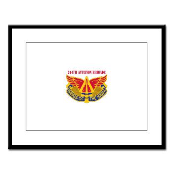 244AB - M01 - 02 - DUI - 244th Aviation Brigade with Text - Large Framed Print - Click Image to Close