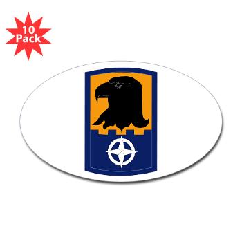 244AB - M01 - 01 - SSI - 244th Aviation Brigade - Sticker (Oval 10 pk)