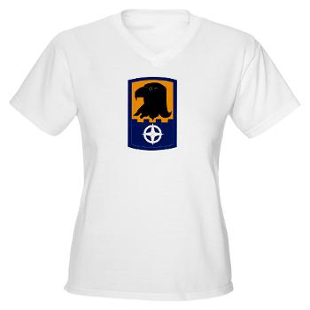 244AB - A01 - 04 - SSI - 244th Aviation Brigade - Women's V-Neck T-Shirt
