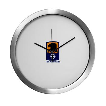 244AB - M01 - 03 - SSI - 244th Aviation Brigade with Text - Modern Wall Clock - Click Image to Close