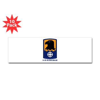 244AB - M01 - 01 - SSI - 244th Aviation Brigade with Text - Sticker (Bumper 10 pk) - Click Image to Close
