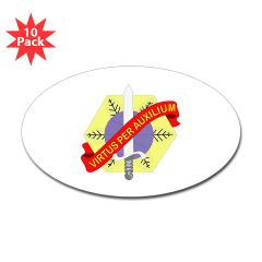 24CSG - M01 - 01 - 24th Corps Support Group - Sticker (Oval 10 pk)