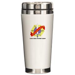 24CSG - M01 - 03 - 24th Corps Support Group with Text - Ceramic Travel Mug