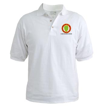 24ID - A01 - 04 - DUI - 24th Infantry Division with Text - Golf Shirt