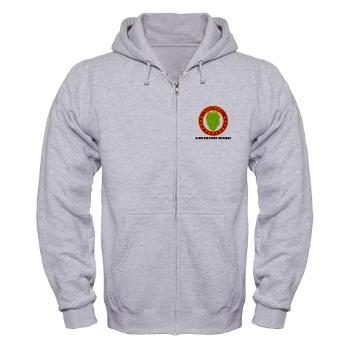 24ID - A01 - 03 - DUI - 24th Infantry Division with Text - Zip Hoodie
