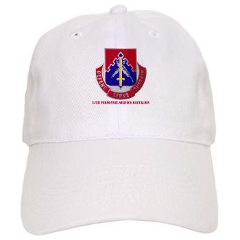 24PSB - A01 - 01 - DUI - 24th Personnel Service Battalion with Text - Cap - Click Image to Close