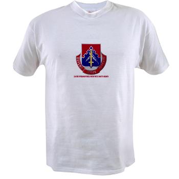 24PSB - A01 - 04 - DUI - 24th Personnel Service Battalion with Text - Value T-shirt