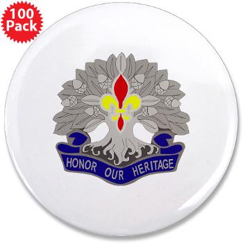 256IB - M01 - 01 - DUI - 256th Infantry Brigade - 3.5" Button (100 pack) - Click Image to Close