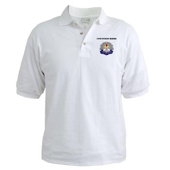256IB - A01 - 04 - DUI - 256th Infantry Brigade with Text - Golf Shirt