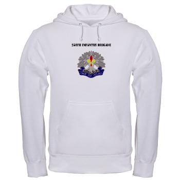 256IB - A01 - 03 - DUI - 256th Infantry Brigade with Text - Hooded Sweatshirt