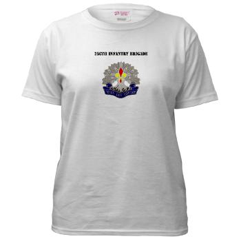 256IB - A01 - 04 - DUI - 256th Infantry Brigade with Text - Women's T-Shirt