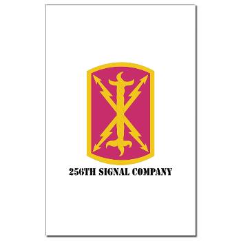 256SC - M01 - 02 - DUI - 256th Signal Company with Text - Mini Poster Print