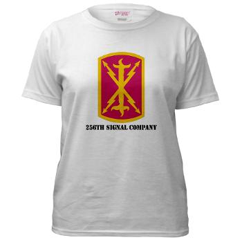 256SC - A01 - 04 - DUI - 256th Signal Company with Text - Women's T-Shirt