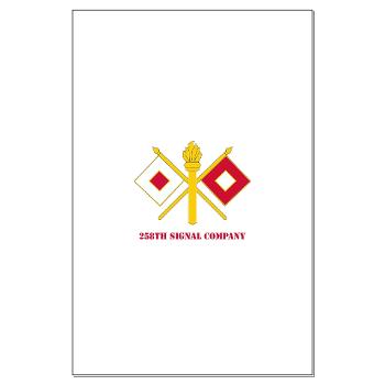 258SC - M01 - 02 - DUI - 258th Signal Company with Text - Large Poster